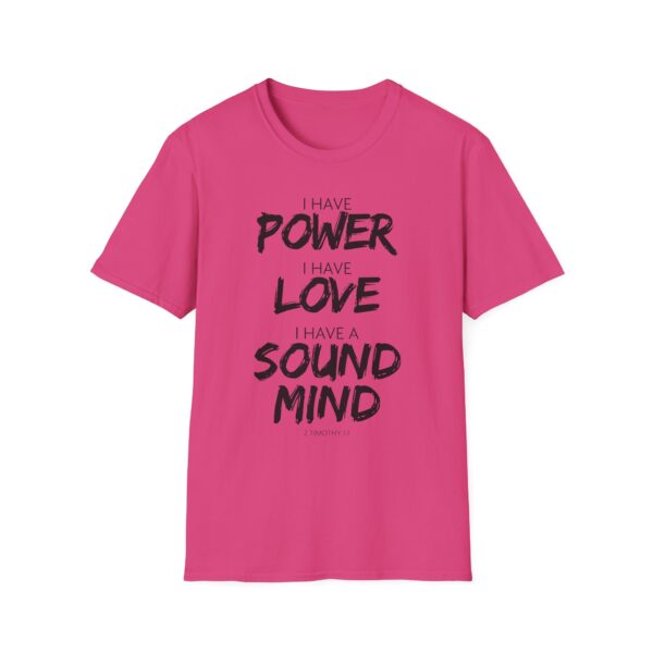 Power Love Sound Mind T-shirt - Image 6