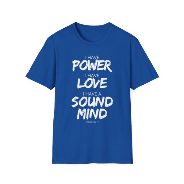 Power Love Sound Mind T-shirt - Image 3