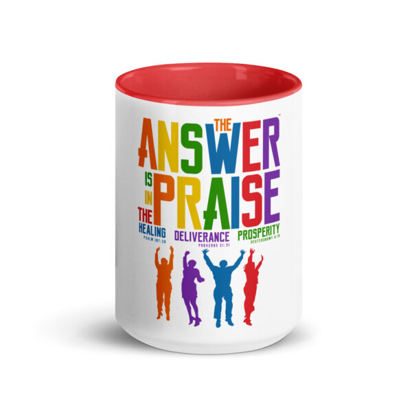 The Answer Is In The Praise™ Mug-Red