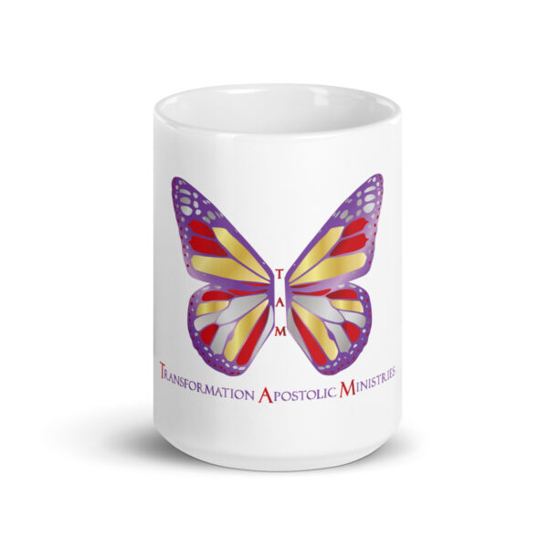 TAM White Glossy Mug - Image 4